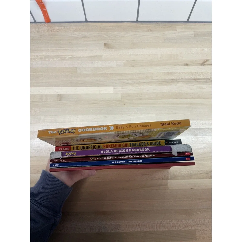 Pokemon Strategy Guide‎ Book Lot Of 8 Trackers Guide, Cookbook, Diary, Yo-Kai +